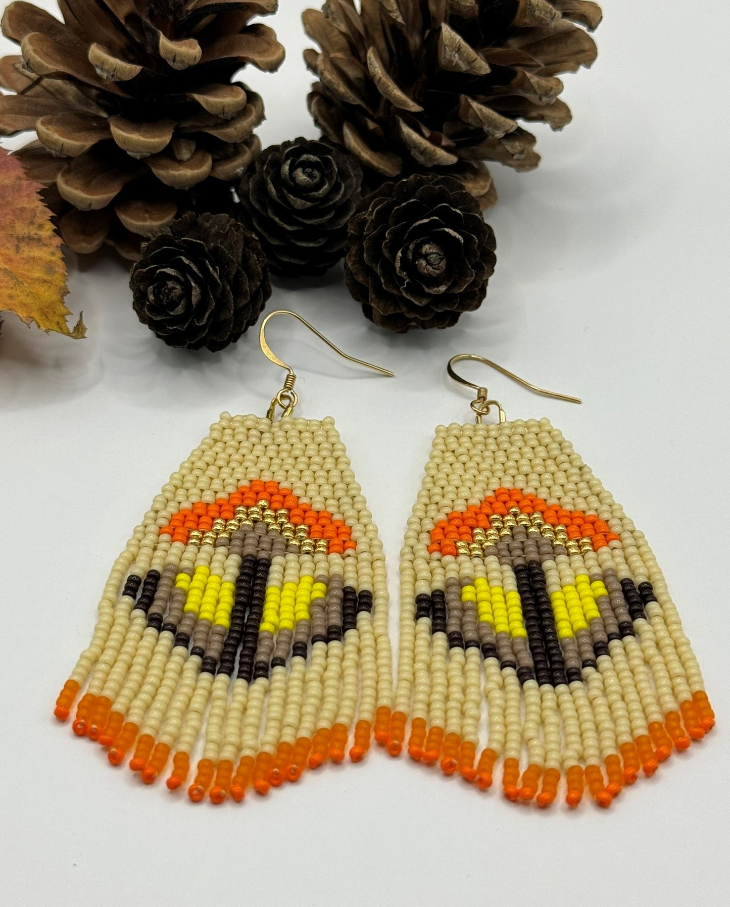 Retro Flora - Orange
